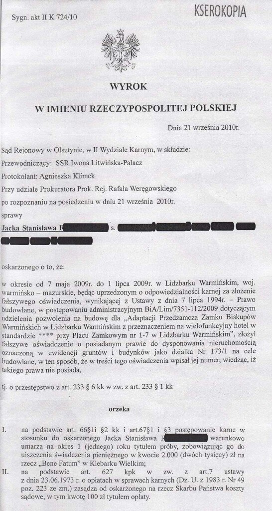 postanowienie