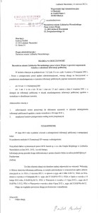 Skarga na bezczynność burmistrza.