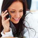 kobieta telefon