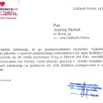 Informacja z policji 