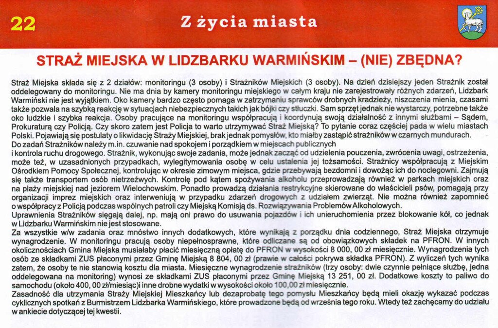 straż miejska biuletyn