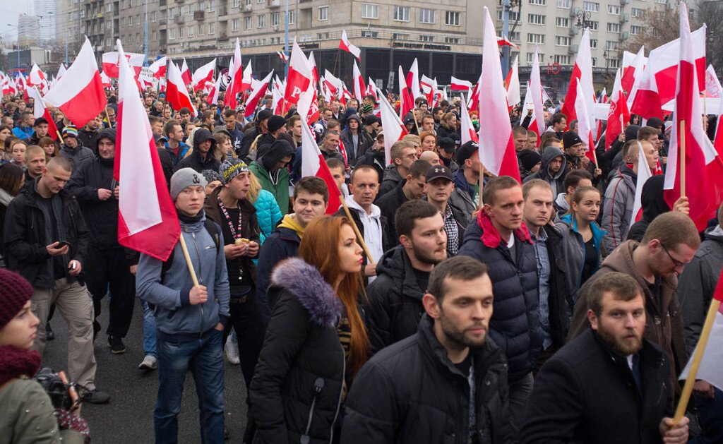 Marsz Niepodległości w Warszawie fot. API