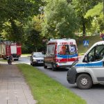 Groźny wypadek z udziałem młodego rowerzysty